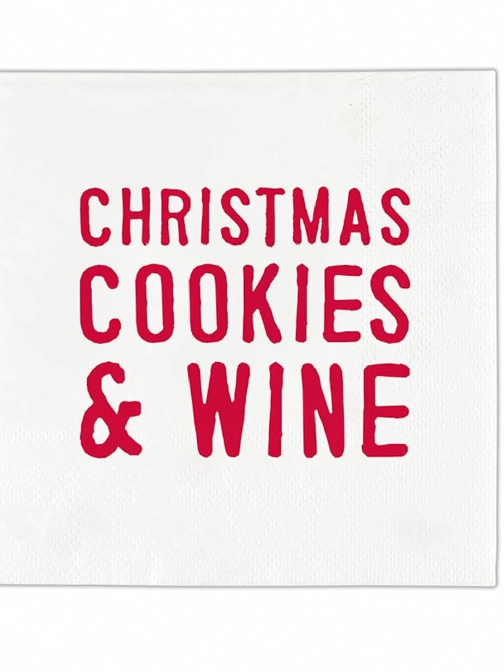 Face to Face Cocktail Napkins - Cookies and Wine